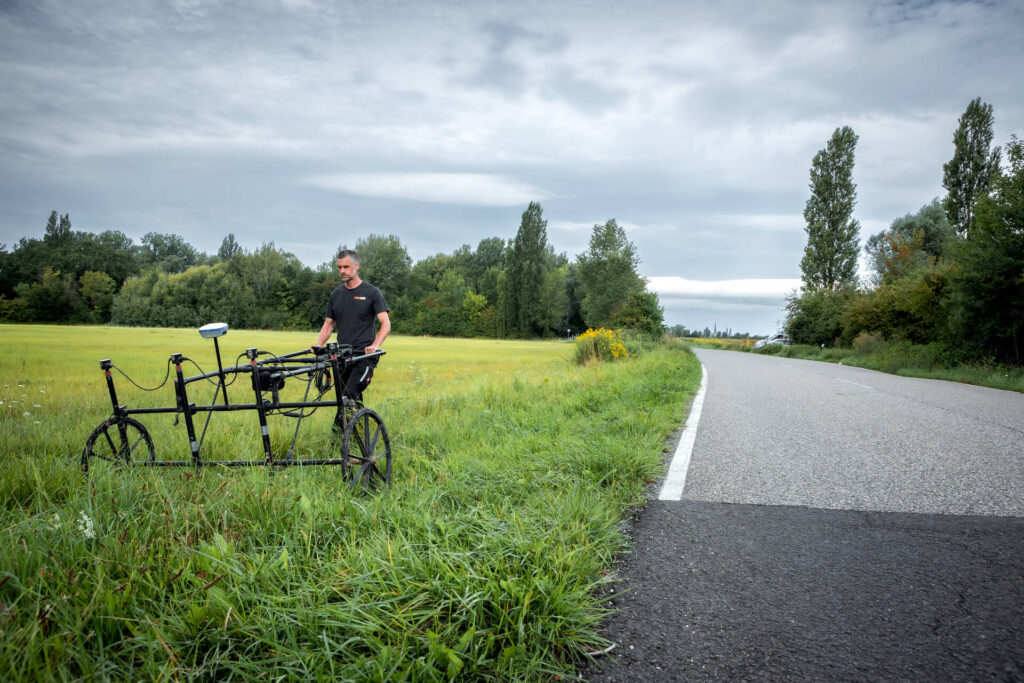 Kampfmittelsondierung mit Geomagnetik im Zuge eines Renaturierungsprojekts